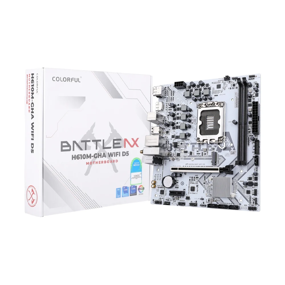 Colorful H610M-GHA-WiFi DDR5 WHITE